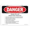 Signmission Safety Sign, OSHA Danger, 7" Height, Rigid Plastic, Crane Pre-Use Inspection Checklist, Landscape OS-DS-P-710-L-2074 - alternate 1